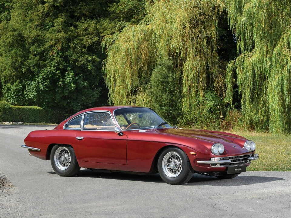The Lamborghini 400 GT 2+2 – instant classic. This was Paul McCartney’s car Lamborghini 400GT 2+2