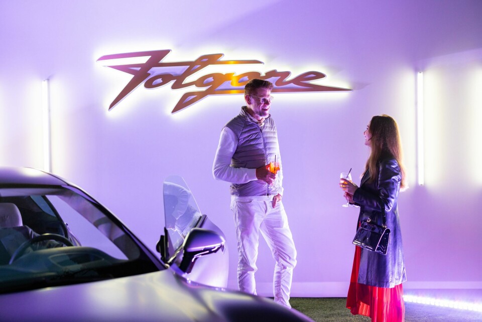 Busse chats to CDN’s Laura Burstein at the House of Maserati reception Maserati-2120
