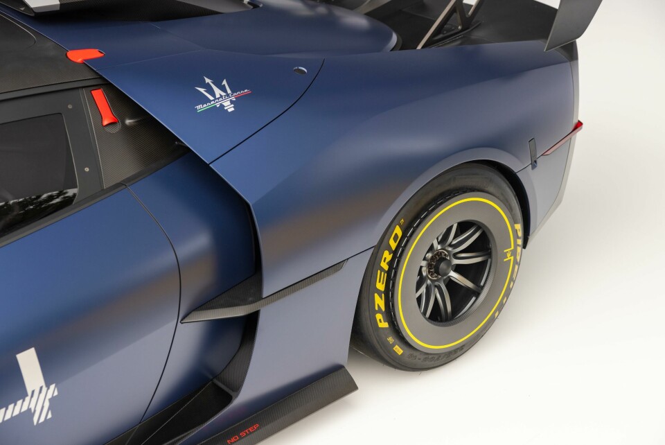 The side fin was a particularly challenging section Maserati-3145