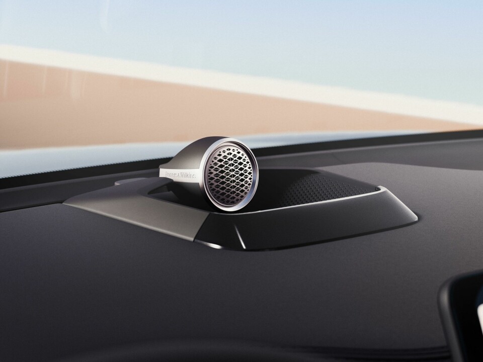 Volvo EX90 Bowers & Wilkins Tweeter DPS 2 Volvo EX90 - int Bowers & Wilkins Tweeter