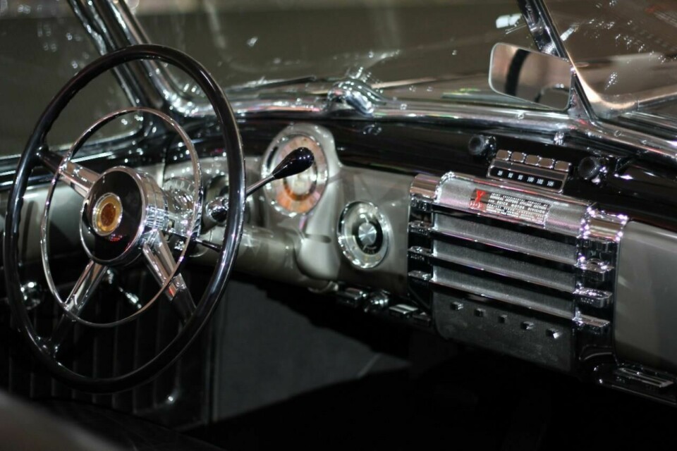 The Buick Y-Job interior Buick Y-Job interior