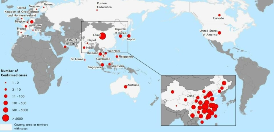 The Coronavirus is having a huge impact on global supply chainsTier suppliers are likely to see shutdowns and contigency measures to manage the impact hit their bottom lines. Read more about impacts to the supply chain here at our sister publication, Automotive Logistics WHO coronavirus distribution 5 Feb 2020