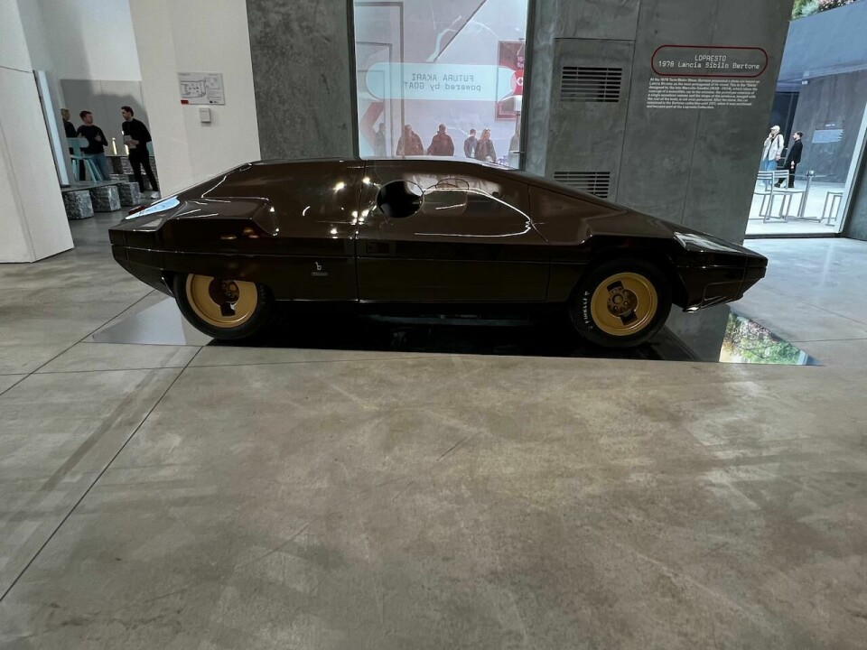 Gandini Sibilo concept makes surprise appearance at Milan Design Week Lancia Sibilo Milan Design Week 02