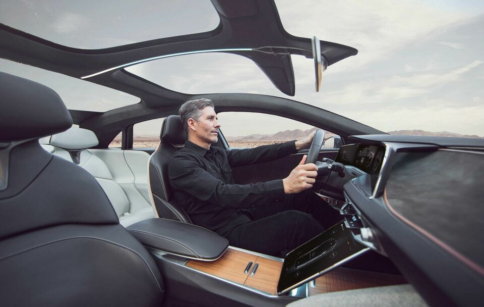 The interior of the Lucid Air Lucid Air Interior 3