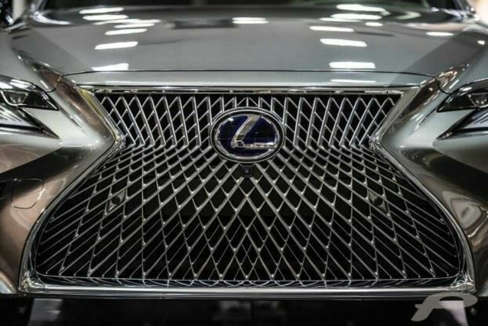 The Lexus spindle grille Lexus spindle grille