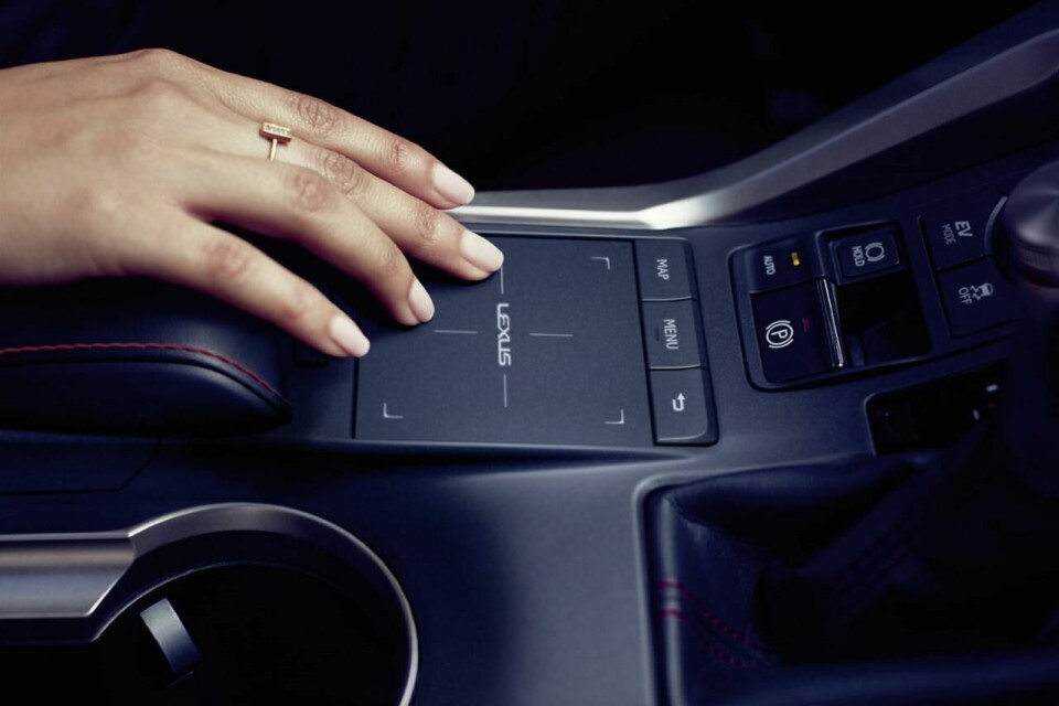 The Lexus ‘mousepad’ Lexus NX mousepad detail
