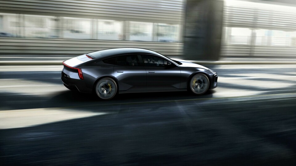 A teaser image of the Polestar 5 Polestar 5