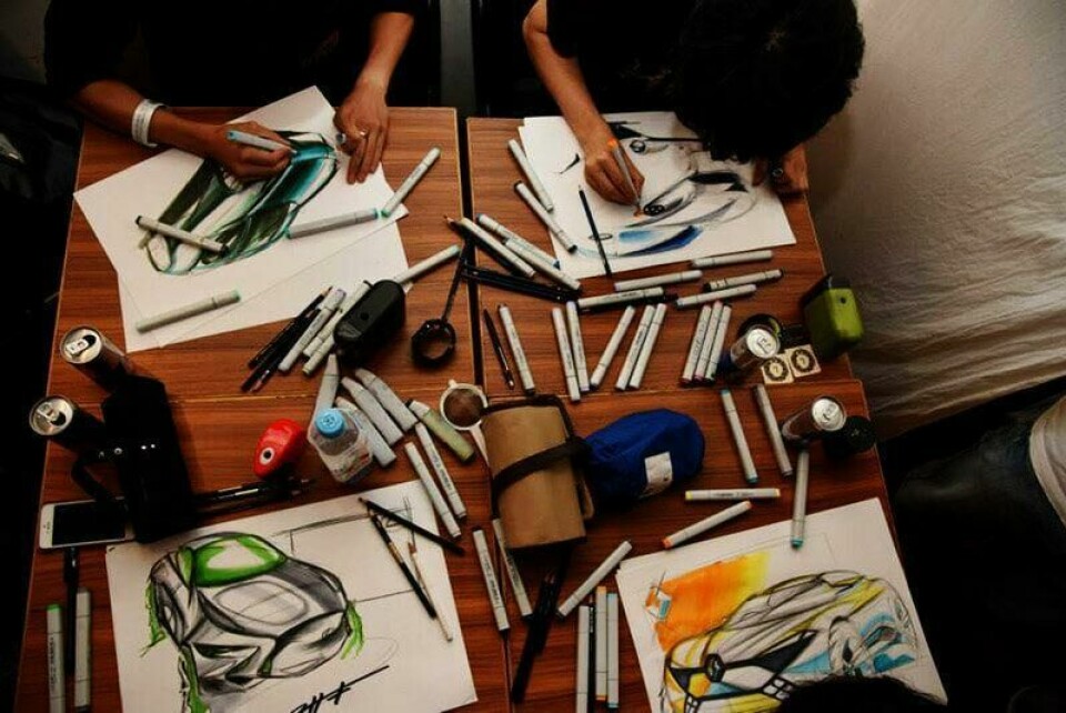 It’s not CDN’s first sketch battle; 2015 sketch-off in Tokyo shown above Car Design Academy Sketch Battle 06