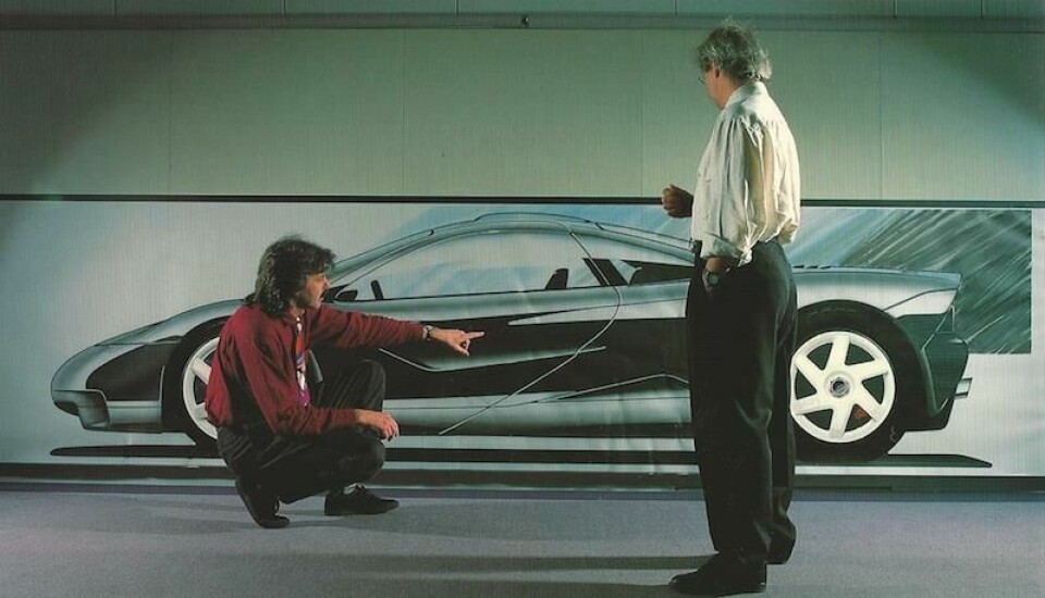 Gordon Murray and Peter Stevens discuss the Mclaren F1 Mclaren F1 Gordon Murray Peter Stevens