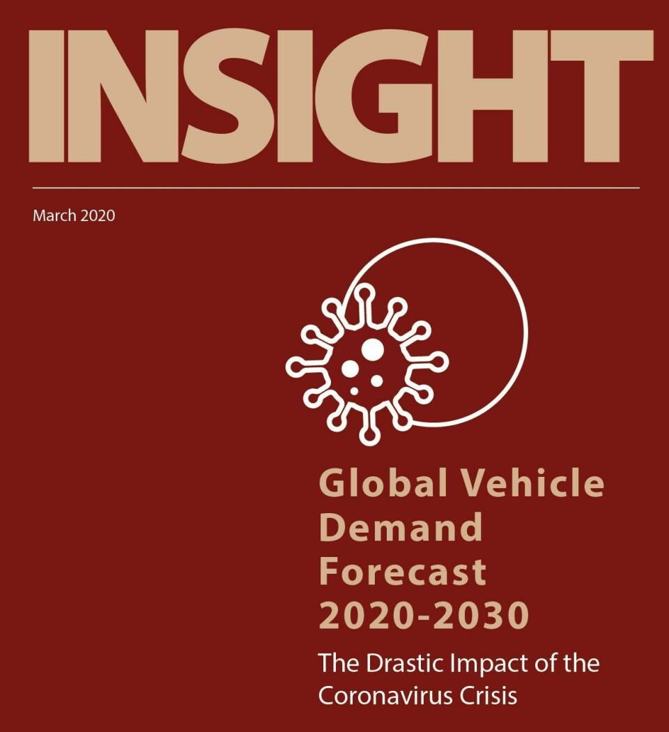 Global vehicle demand forecast 2020-2030: The drastic impact of the coronavirus crisis Global vehicle demand coronavirus forecast