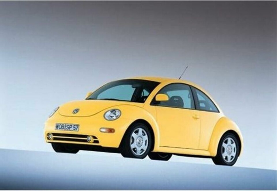 The New Beetle – one of Magnusson’s first major car launches New Beetle