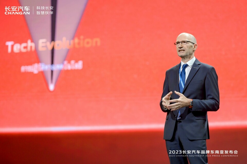 Changan outlines “vast ocean” strategy at Southeast Asia design conference Klaus Zyciora head of design at Changan