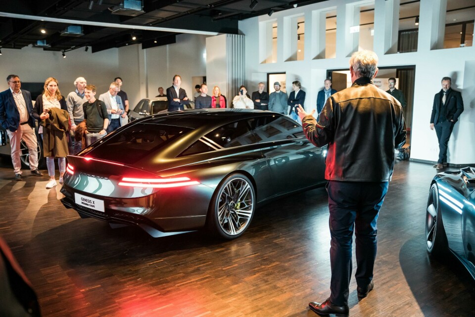 Hyundai group CCO Luc Donkerwolke (the back of) Car-Design-Event-2023-Genesis-19