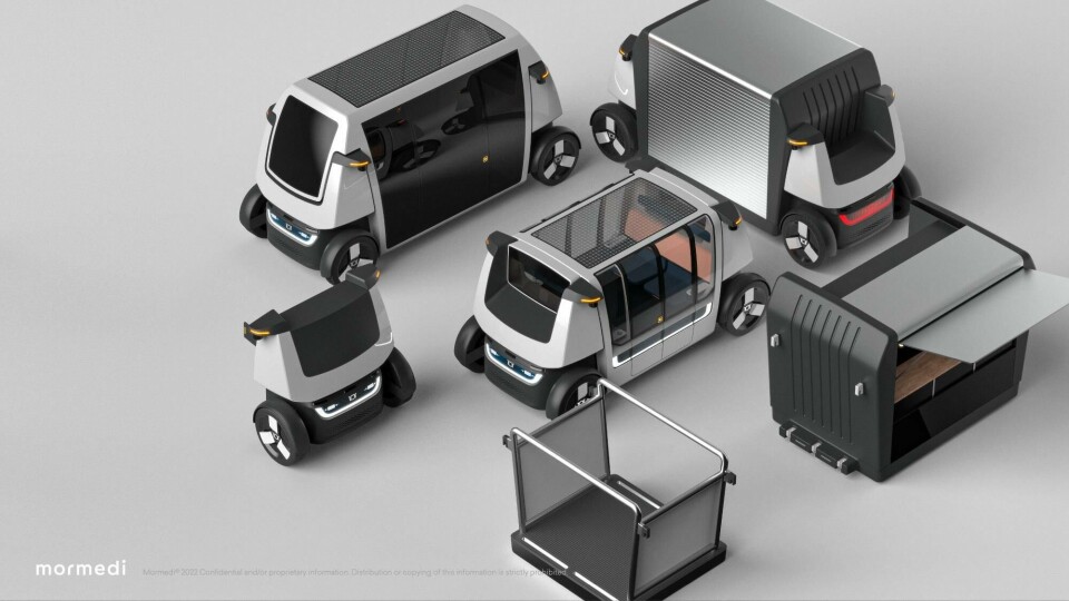 The various forms of Mormedi’s modular 101 autonomous concept Mormedi 101 autonomous concept 8