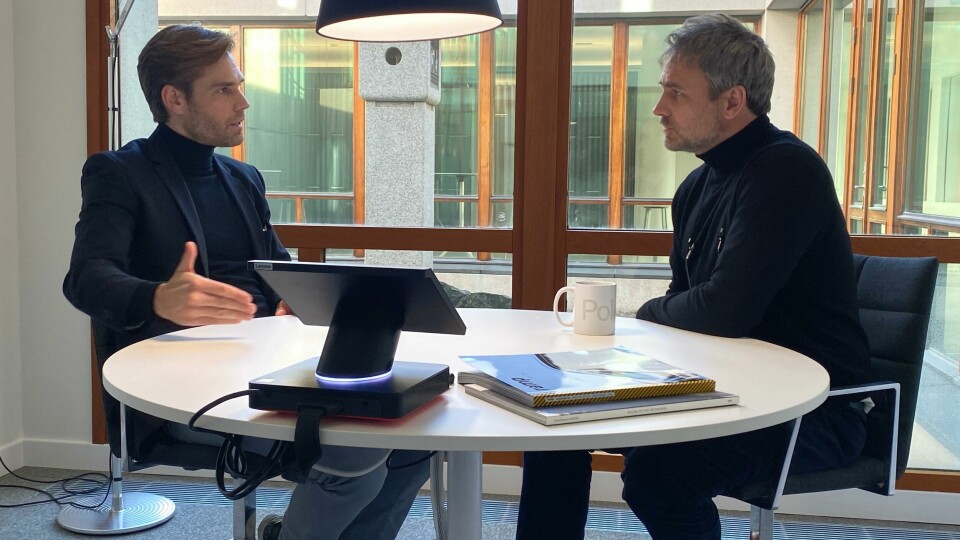 Max Missoni and James McLachlan at the Polestar headquarters Missoni James Polestar Car Design News