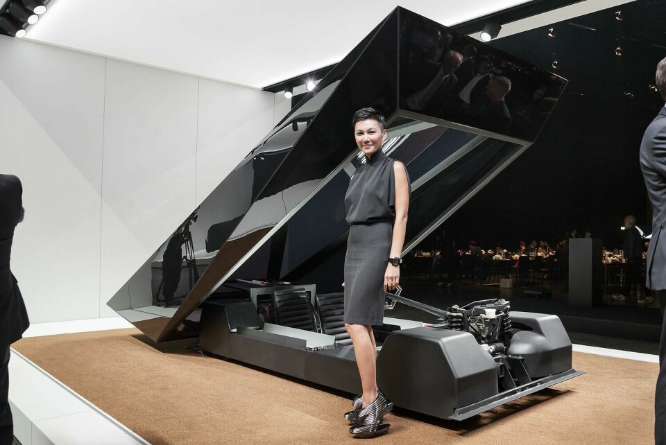 Lo-Res at Grand Basel. Model wearing United Nude shoes Lo-Res at Grand Basel. Model wearing United Nude shoes