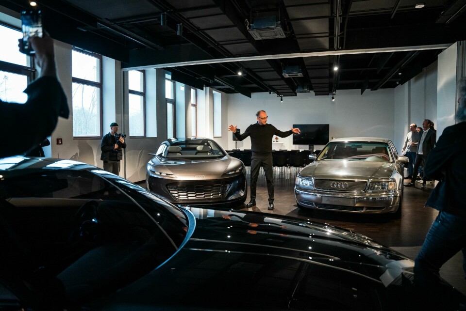 Audi design boss draws parallels between the ASF concept (right) and the Grandsphere Audi design boss draws parallels between the ASF concept and the Grandsphere Car-Design-Event-2023-113