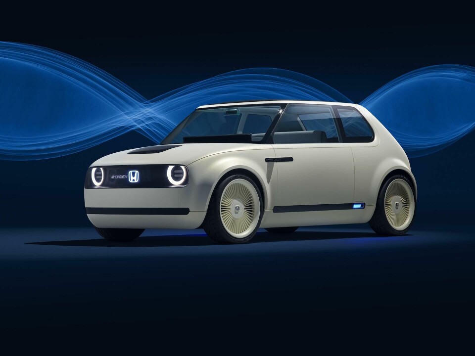 Honda teases updated Urban EV ahead of Geneva debut Honda Urban EV Concept - Front 3_4.jpg