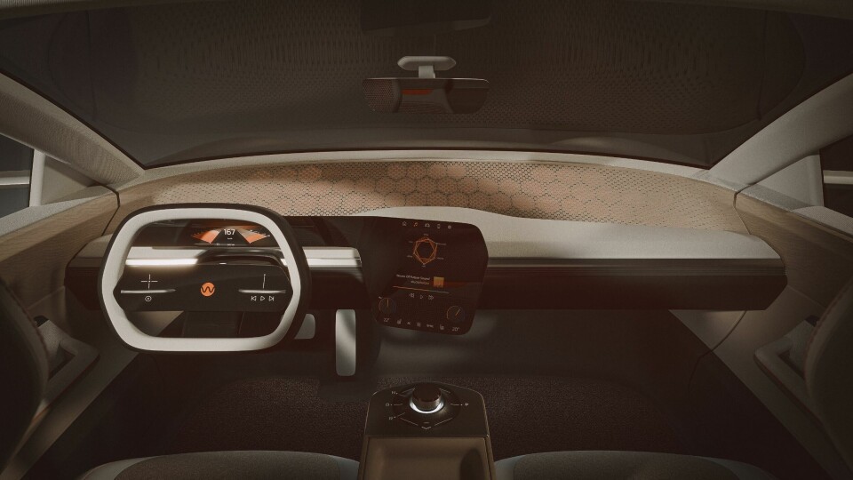 Studiokurbos has reinterpreted the soundbar with a full-width electrostatic system from Warwick Acoustics Warwick Acoustics x studio kurbos Cockpit soundbar front