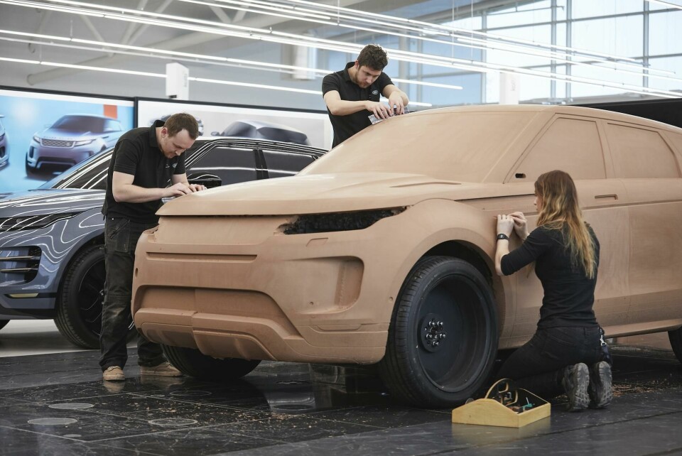 2019 Range Rover Evoque Clay Model 2019 Range Rover Evoque Clay Model