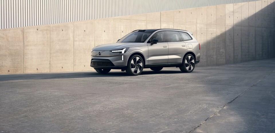 The fully electric EX90 was revealed in November Volvo EX90 hero