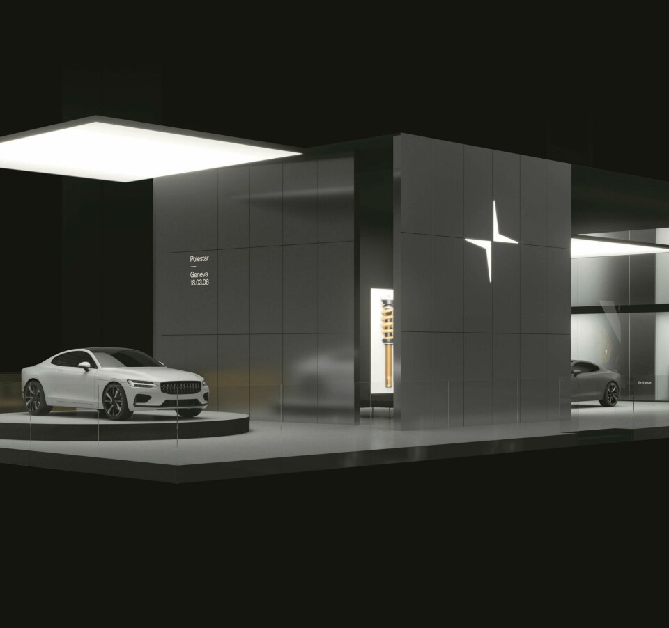Polestar’s stand at the Geneva motor show 2018 Polestar 1 Geneva 2018.jpg