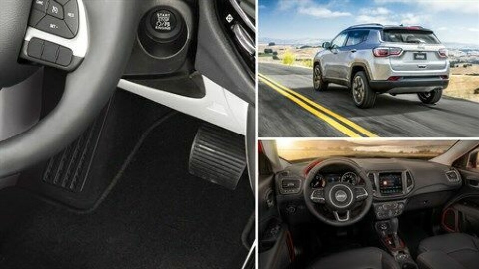 Interior trends: Pedal power 2017 Jeep Compass Web