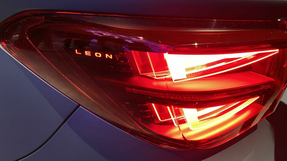 Cupra Leon light detail Cupra light detail