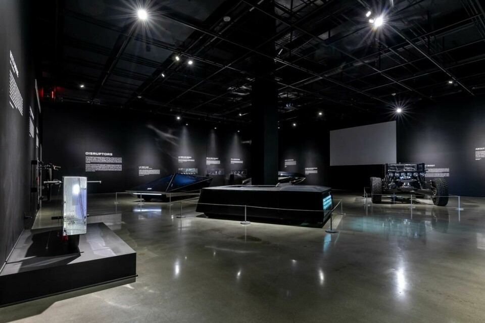 The Disruptors exhibit. Soooo much black… The Disruptors exhibit. Soooo much black…