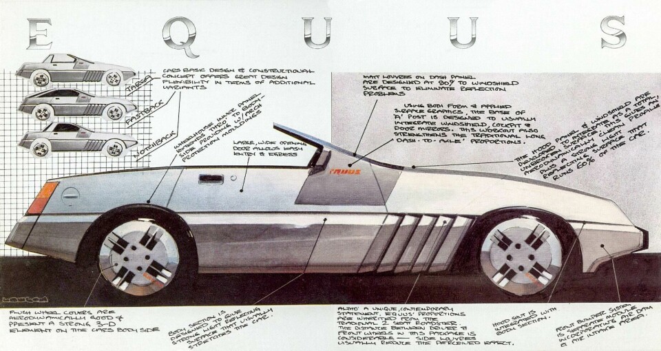 Concept Car of the Week: Vauxhall Equus (1978) Vauxhall Equus 1