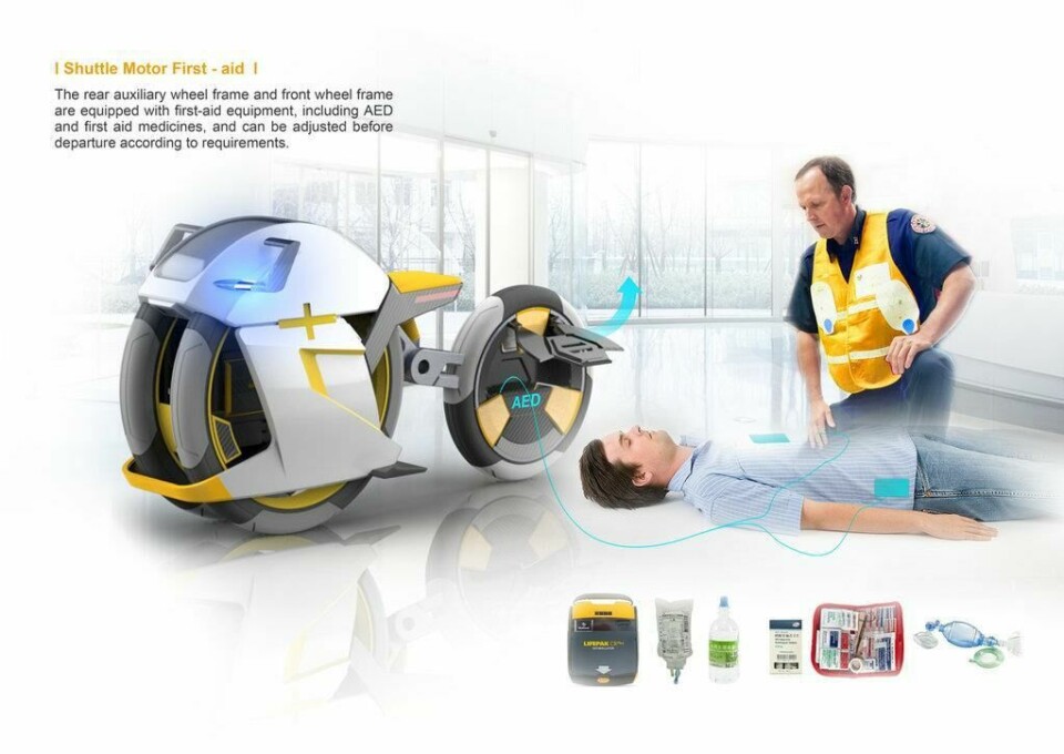 Zhifan Chen’s Shuttle as lifesaving mobility device Zhifan Chen 3