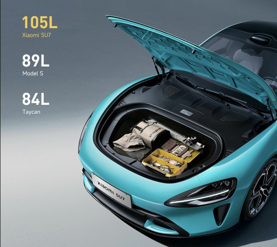 The SU7 was benchmarked against the Taycan (in more ways than one…) Xiaomi SU7-09 2