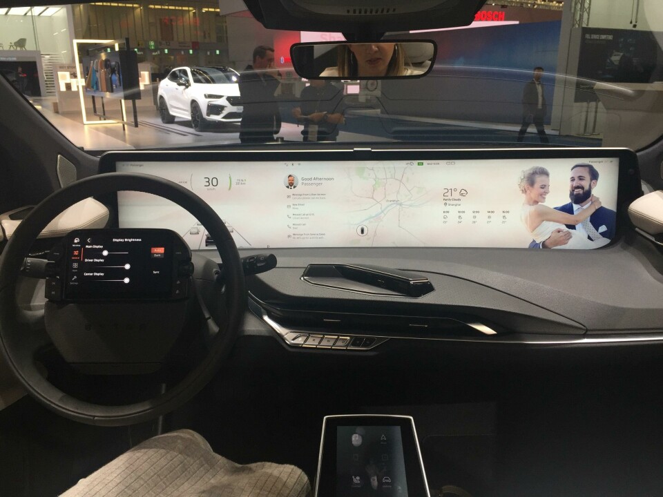 Byton M-Byte - interior dash Byton M-Byte - int dash 1