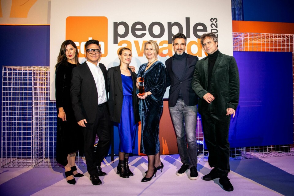 Best UX Team was won by Volvo Cars UX team Best UX Team Volvo_CDN_PeopleAwards-12
