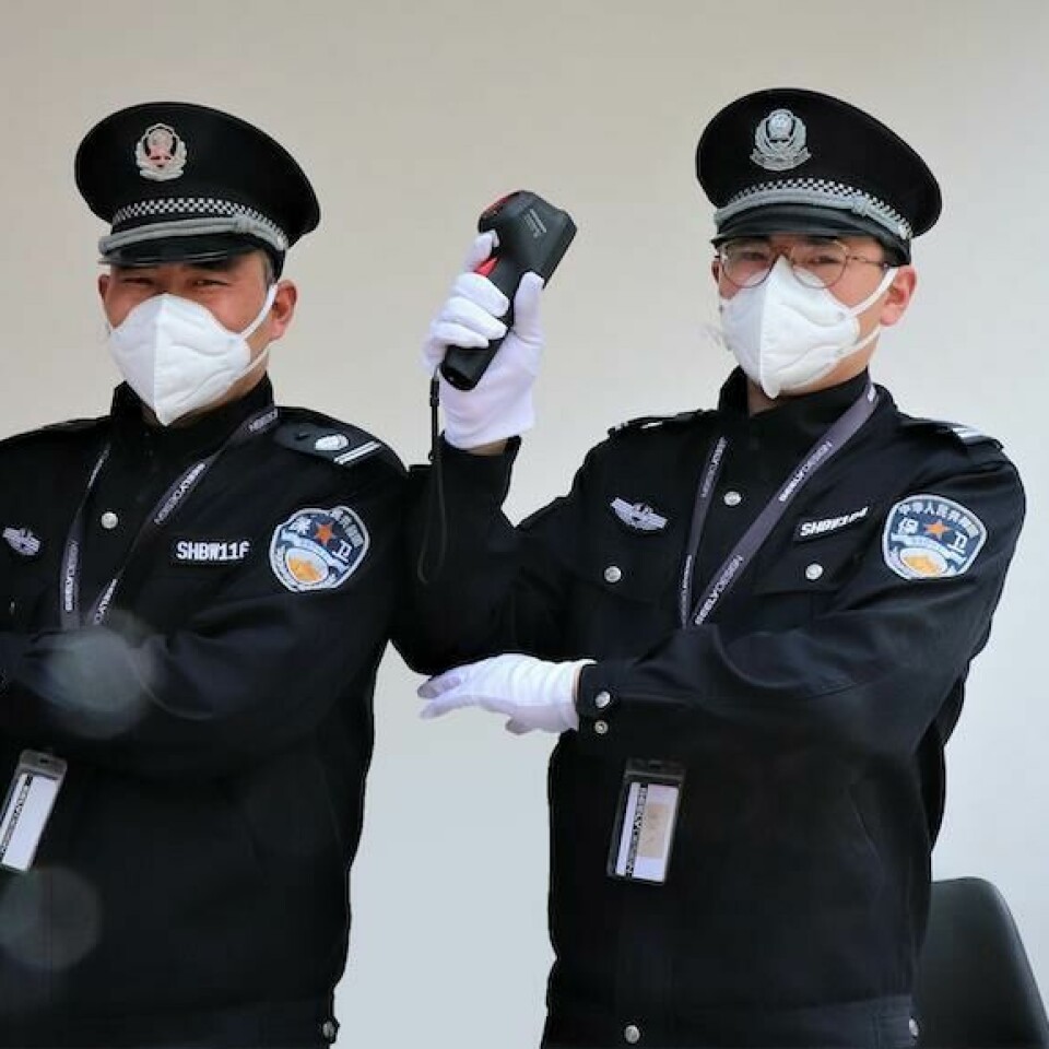 Security outside the design studio carry out temperature checks Geely how to do car design remotely 1