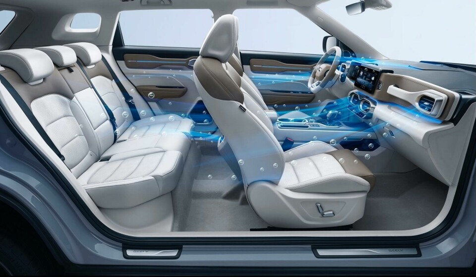 The latest version of the Geely Icon comes with a new antibacterial and antiviral air filtration system ICON-Launch-3