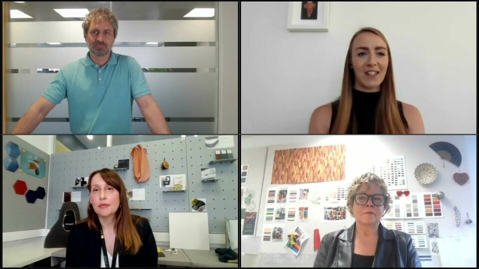 Lucid’s Nicola Danks (top right) chats to CDN Nicola Danks