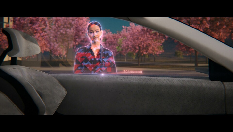 Would it be a modern concept without future-looking tech? Chrysler Halycon scanner