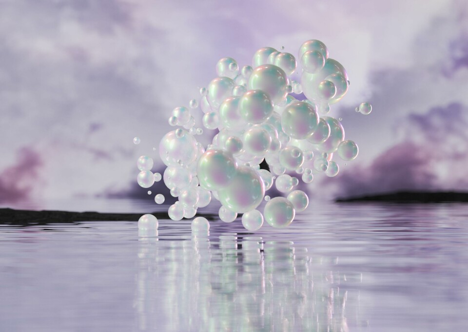 Digital Lavender, illustrated via pearlescent bubbles digital-lavender (1)