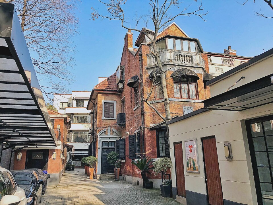 The tranquil surroundings of Venucia’s Shanghai studio in the French Concession The tranquil surroundings of Venucia’s Shanghai studio