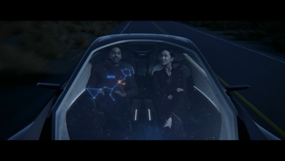 Stargazing mode – a benefit enabled by autonomous driving Chrysler Halycon passengers