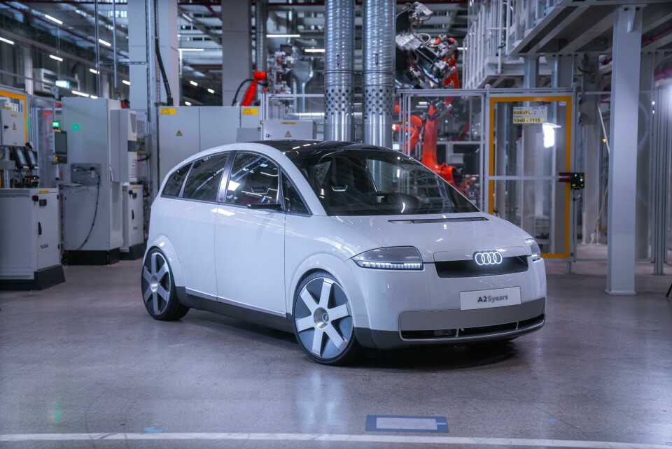 Clean surfacing, subtle tweaks to headlamps Audi A2 E-Tron 2024 full res