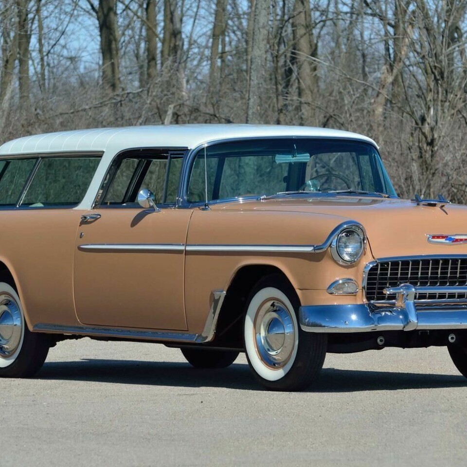 The production Nomad (1955 version). A classic 1955 Chevrolet Nomad