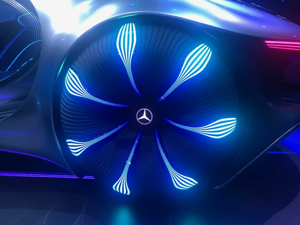 The AVTR’s spherical, rubber, ‘intelligent’ wheels CDN CES 2020 Mercedes AVTR image006