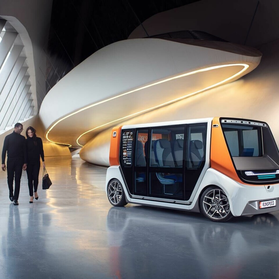 Rinspeed MetroSnap, an autonomous people carrier CES 2020 Rinspeed MetroSnap_E7_HD