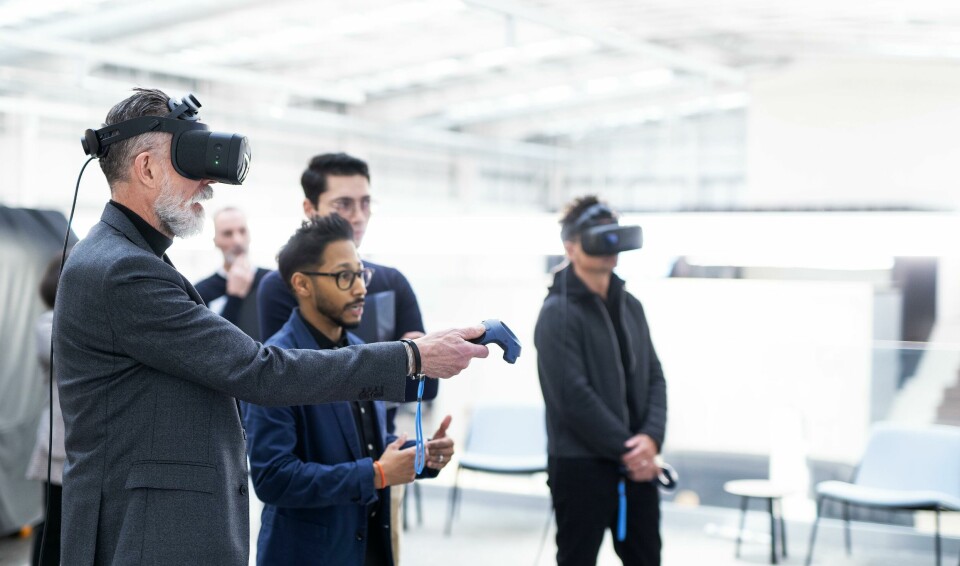 Michael Simcoe with Olaf Kampinga and Hitesh Panchal General Motors Advanced Design-UK studio Michael Simcoe, Olaf Kampinga, Hitesh Panchal
