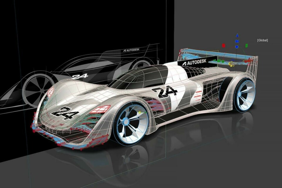 An image from Alias, one of the “foundational” software tools of the modern studio (© Autodesk) Alias
