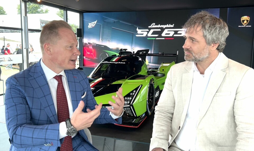 Mitja Borkert, design director at Lamborghini, chats to CDN editor James McLachlan Mitja Borkert design director at Lamborghini chats to CDN editor James McLachlan