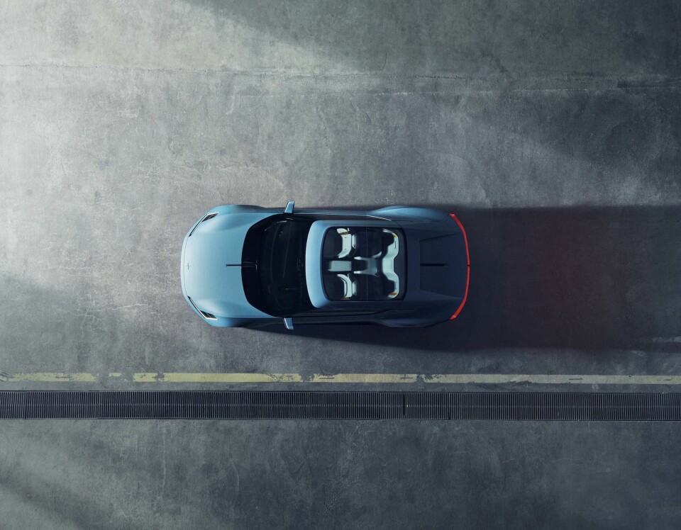 The concept can deploy a drone for the ultimate overhead selfie Polestar_O2_electric_performance_roadster_concept