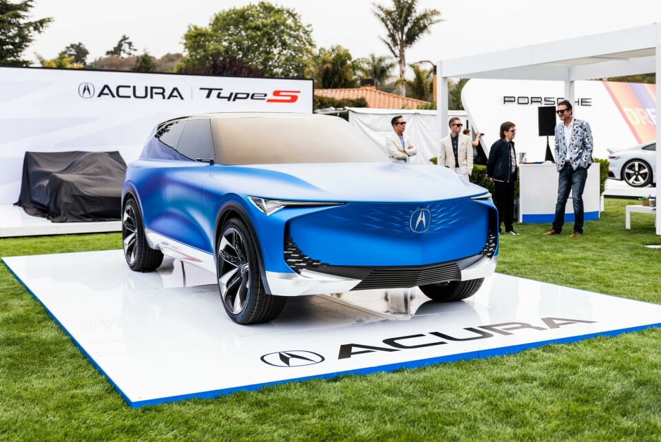 The Precision EV concept on show at Monterey Car Week Acura Precision EV concept Monterey 2